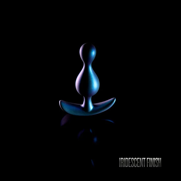 Blush Anal Anal Adventures Matrix By Blush The Photon Plug 45 inch Smooth Tapered Butt Plug in Neptune Teal With Stayput Technology AnchorTech Base