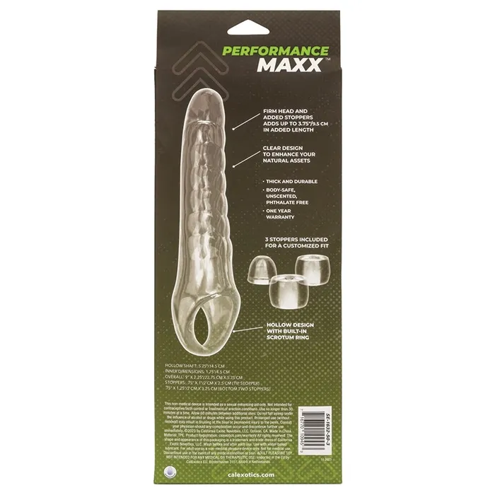 CAL EXOTICS Anal Performance Maxx Clear Extension Kit