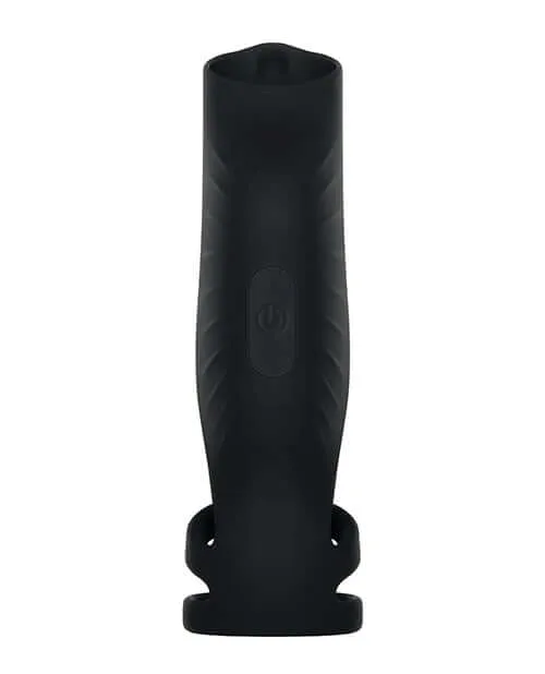 Evolved Novelties Vibrators Gender X Rocketeer Penis Enhancer 9Speed Vibrating Cock Sheath by Evolved Novelties