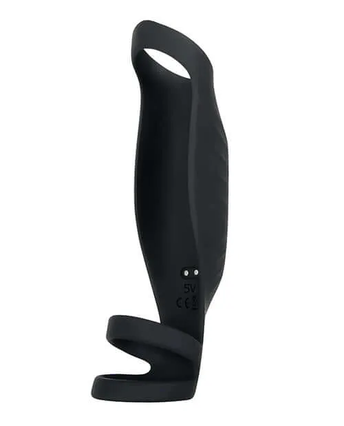 Evolved Novelties Vibrators Gender X Rocketeer Penis Enhancer 9Speed Vibrating Cock Sheath by Evolved Novelties