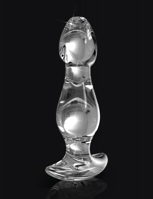 Male Sex Toys PIPEDREAM Icicles No72 Plug With BaseClear Male Sex Toys PIPEDREAM Icicles No72 Plug With BaseClear