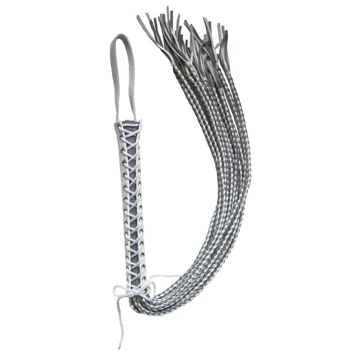 Ruff Doggie Styles Corset Flogger WhiteGrey Vibrators Ruff Doggie Styles Corset Flogger WhiteGrey Vibrators