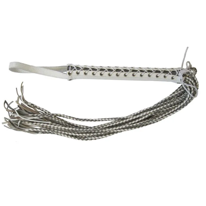 Ruff Doggie Styles Corset Flogger WhiteGrey Vibrators Ruff Doggie Styles Corset Flogger WhiteGrey Vibrators