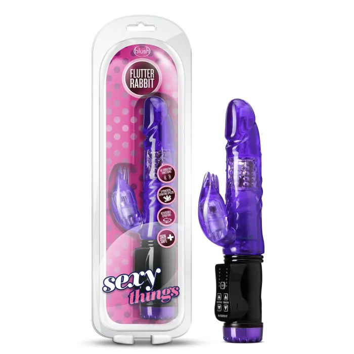 Vibrators Blush Novelties Sexy Things Flutter Rabbit Purple Vibrators Blush Novelties Sexy Things Flutter Rabbit Purple