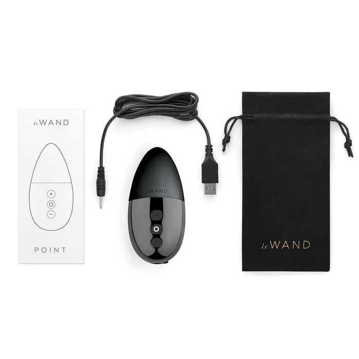Vibrators Le Wand Chrome Point Black le Wand