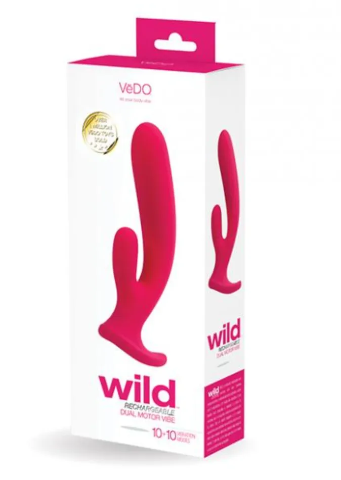Vibrators The Pleasure Parlor VeDO Wild Duo RabbitStyle Vibrator