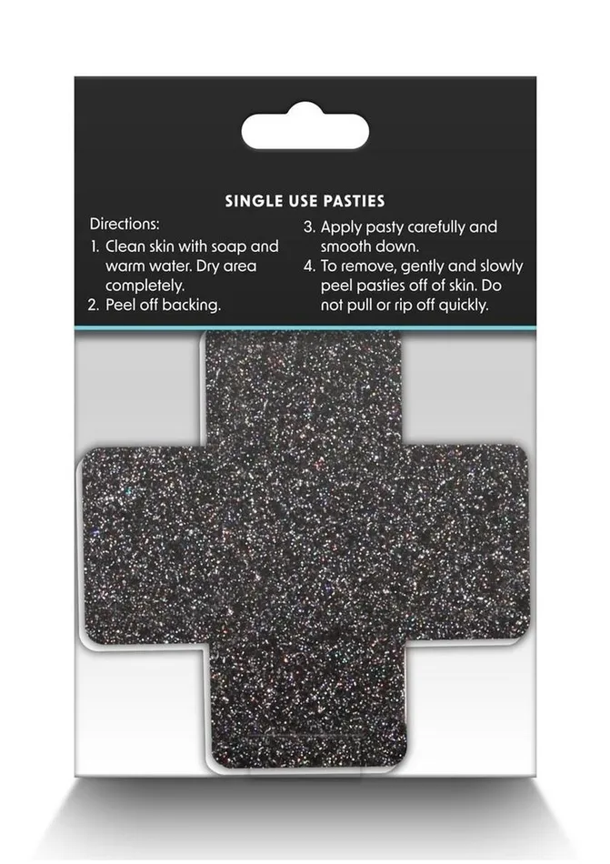 Pretty Pasties Pretty Pasties Glitter Cross Vibrators