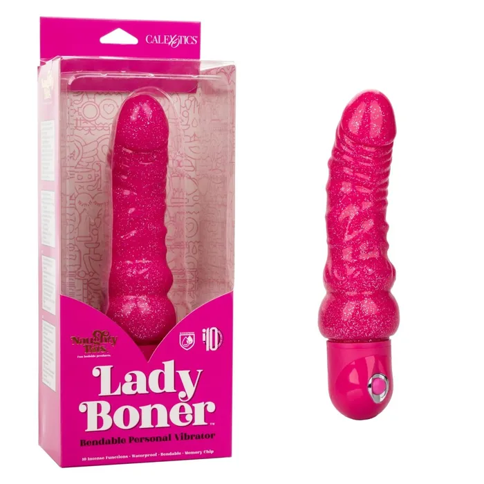 Vibrators CalExotics Naughty Bits Lady Boner Bendable Personal Vibrator Vibrators CalExotics Naughty Bits Lady Boner Bendable Personal Vibrator