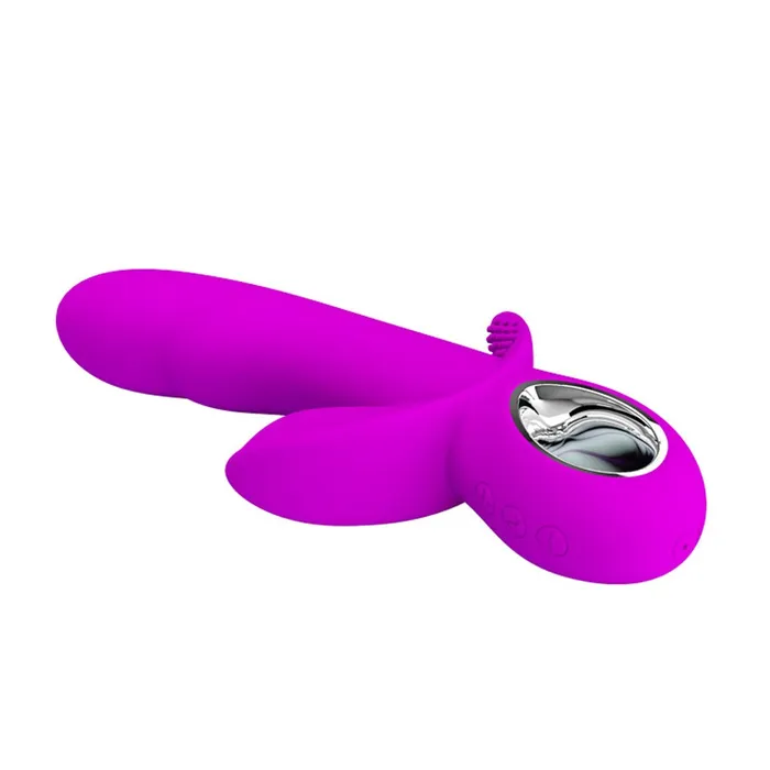 Vibrators Pretty Love Humphrey Bendable Front and Back Rabbit Fuchsia Pretty Love Vibrators Pretty Love Humphrey Bendable Front and Back Rabbit Fuchsia Pretty Love