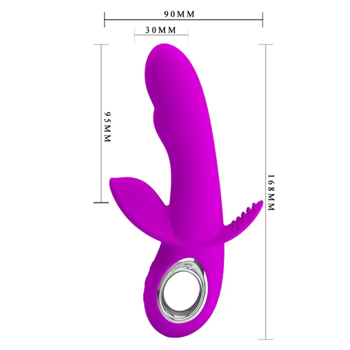 Vibrators Pretty Love Humphrey Bendable Front and Back Rabbit Fuchsia Pretty Love Vibrators Pretty Love Humphrey Bendable Front and Back Rabbit Fuchsia Pretty Love