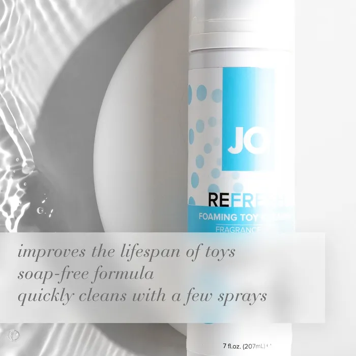 Castle Megastore Vibrators JO Refresh Foaming Toy Cleaner 7 oz