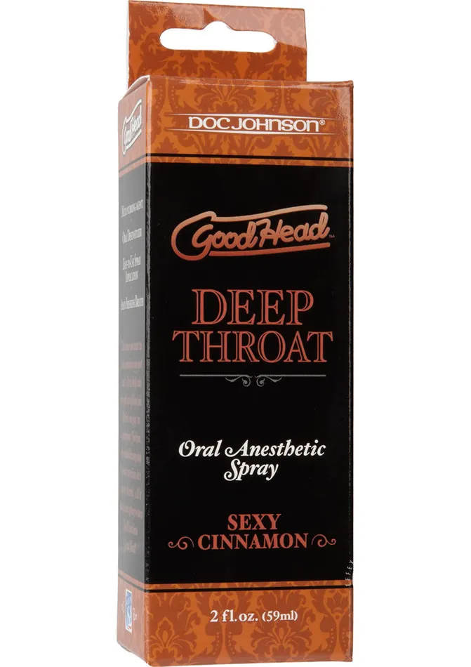 GoodHead Vibrators Goodhead Throat Spray Sexy Cinnamon 2oz