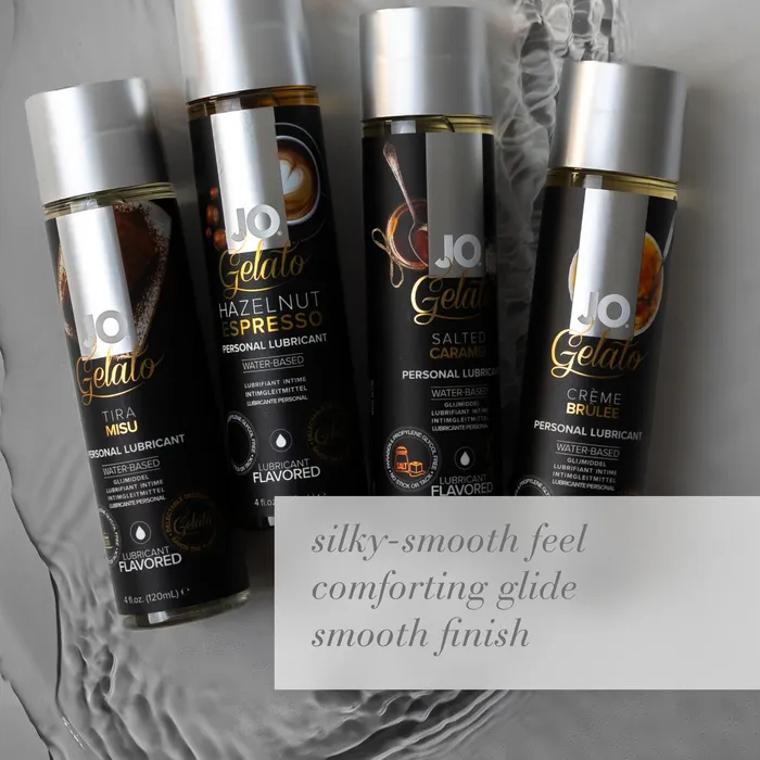 System JO System JO Gelato Salted Caramel Flavored Lube Vibrators