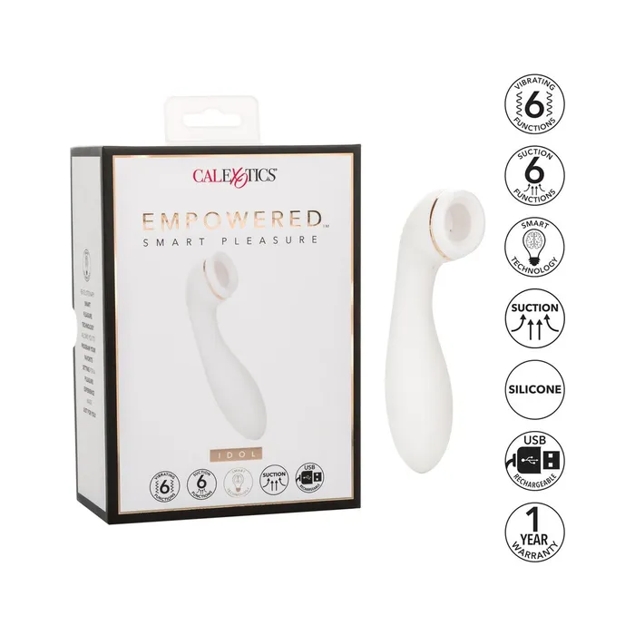 Vibrators Calexotics Empowered Smart Pleasure Idol White Vibrators Calexotics Empowered Smart Pleasure Idol White