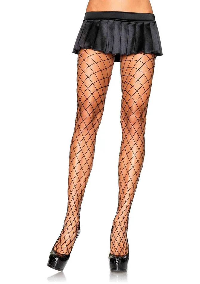 Vibrators Leg Avenue Xena Spandex Diamond Net Tights