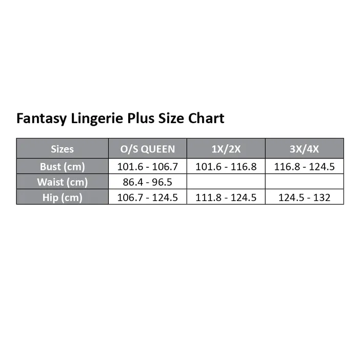 Fantasy Lingerie Fantasy Lingerie Night Moves Crotchless Cami Bodystocking Curvy Bodystockings Playsuits